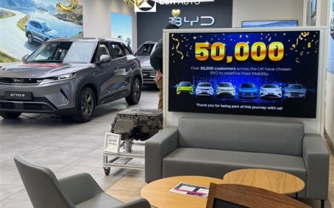 里程碑！比亚迪在英国累销突破50000辆：今年已超特斯拉