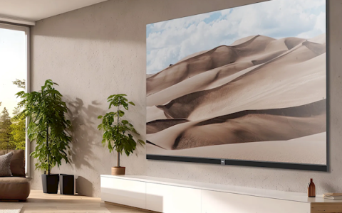 海信发布136英寸巨型MicroLED电视