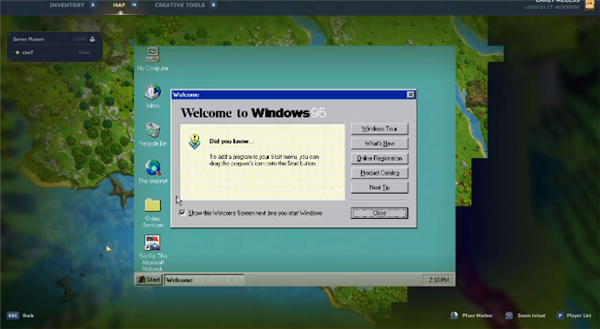 今年最火沙盒RPG游戏《Hytale》成功运行Windows 95