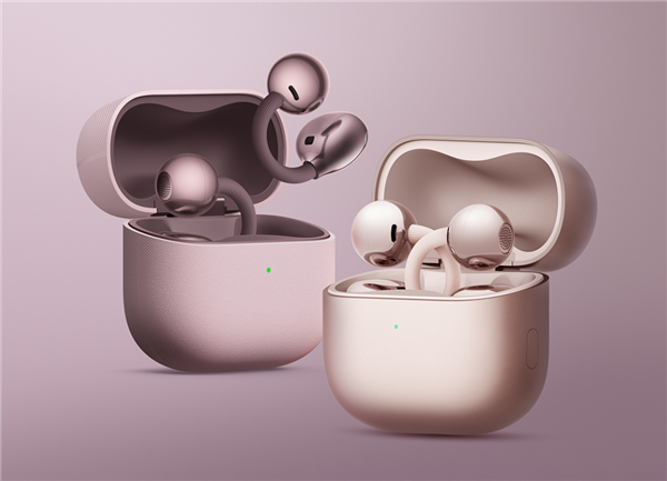华为FreeClip 2耳夹耳机两款新色发布：冰莓紫、玫瑰金