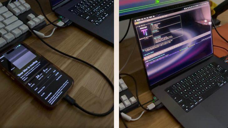 iPhone 17 Pro Max 给 MacBook Pro 当外置算力：本地跑大模型提速 44%