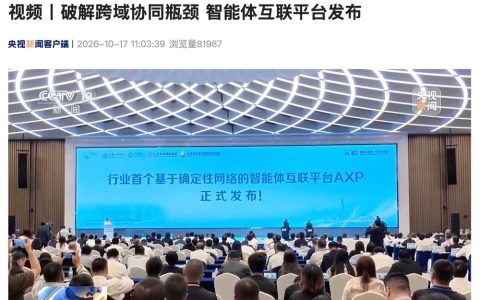 行业首个智能体互联平台AXP发布：百万级注册、十万级在跑